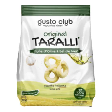 Crackers Huile d'olive et sel de mer TARALLI 140 g