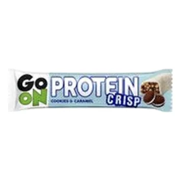 Barre de protéine croustillante biscuit-caramel GO ON 50 g