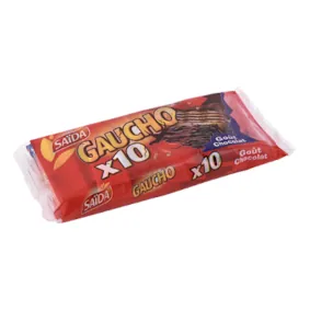 Gaufrette chocolat GAUCHO 10 x 16,5 g