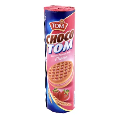 Biscuit fourré fraise TOM 190 g