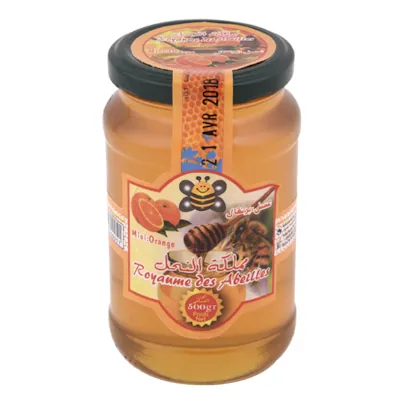Miel de fleur d'oranger ROYAUME DES ABEILLES 500 g