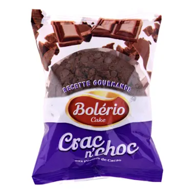 Cake Crac'n'choc chocolat BOLERIO 60 g
