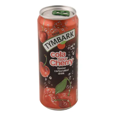 Boisson gazeuse Cola cherry TYMBARK 330 ml