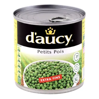 Petits pois DAUCY 400 g