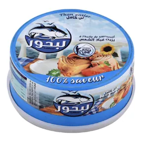 Thon entier à l'huile de tournesol LEBHOUR 160 g