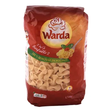 Pâte farfalle n°2 LA ROSE BLANCHE le sachet de 500 g