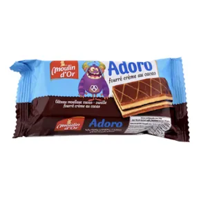 Gâteaux moelleux cacao vanille MOULIN D'OR 35 g