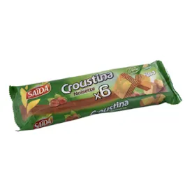 Gaufrette noisette CROUSTINA 6 x 33 g