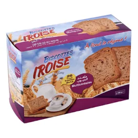 Biscottes multicéréales avec sel IROISE 240 g
