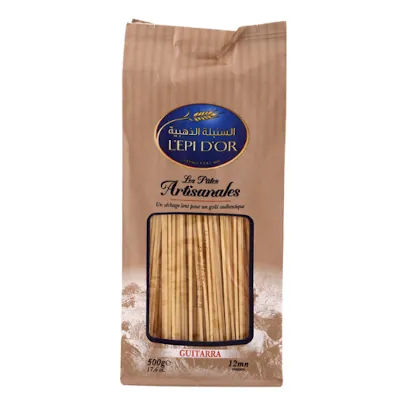 Pâte traditionnelle guitarra L'EPI D'OR le paquet de 500 g