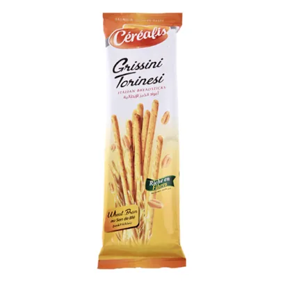 Bâtonnet son de blé GRISSINI CEREALIS 80 g