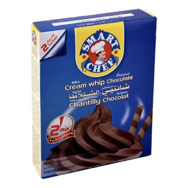 Crème chantilly Chocolat SMART CHEF 2,4 g