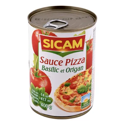 Sauce pizza Basilic et origan SICAM 400 g