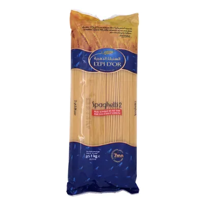 Pâte spaghetti n°2 L'EPI D'OR le sachet de 1 kg