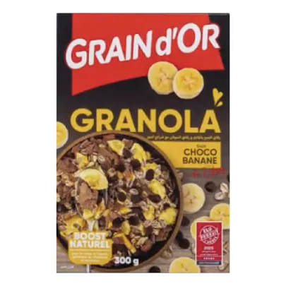 Granola cacao-banane GRAIN D'OR 300 g