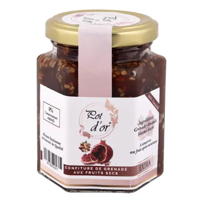 Confiture de grenade au fruit sec POT D'OR 250 g