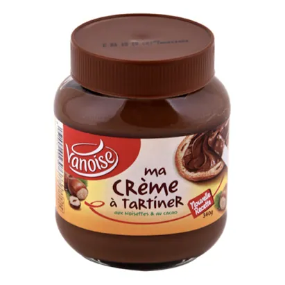 Pâte à tartiner noisettes et cacao VANOISE 340 g