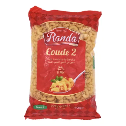 Pâte coude n°2 RANDA le sachet de 500 g