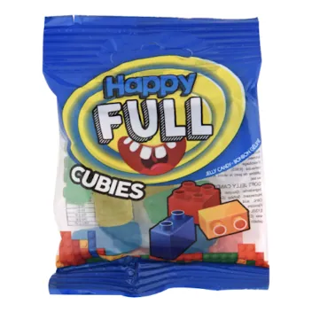 Bonbons gélifiés cubies HAPPY FULL 16 g