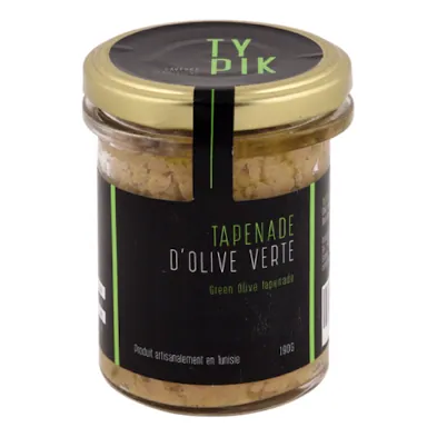 Tapenade d'olive verte TYPIK 190 g