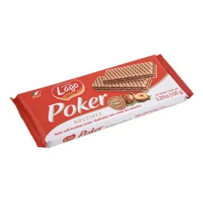 Gaufrette Noisette POKER 150 g