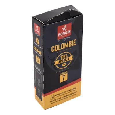 Café 100% arabicaColombieBONDIN 10 x 5 g
