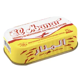 Sardine Piment de cayenne EL MANAR 125 g