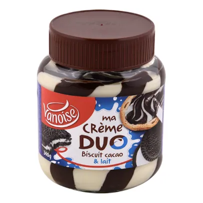 Pâte à tartiner duo cookies VANOISE 340 g