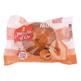 Muffin abricot MOULIN D'OR 55 g
