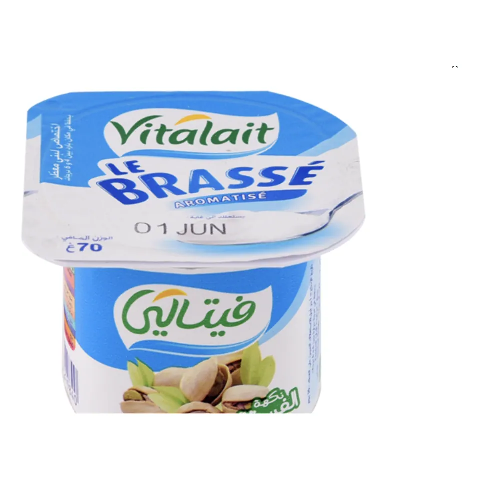 Yaourt brassé pistache VITALAIT 70 g