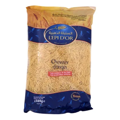 Pâte cheveux d'ange L'EPI D'OR le sachet de 500 g