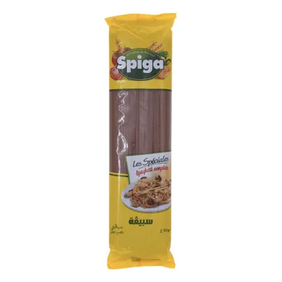 Pâte spaghetti complet SPIGA le paquet de 500 g
