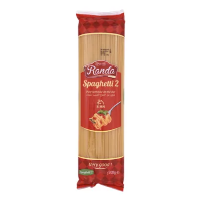 Pâte spaghetti super n°2 RANDA le sachet de 500 g