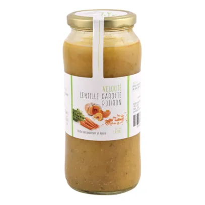 Soupe veloutée Lentille-carotte-potiron TYPIK 580 ml