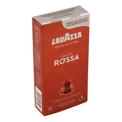 Café nespresso En aluminium - Rossa intenso 10 LAVAZZA 10 Capsules-55 g
