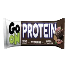 Barre protéinée cacao GO ON WHEY 50 g