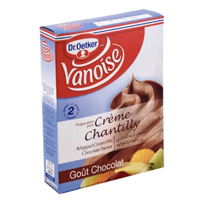 Préparation crème chantilly Chocolat VANOISE 60 g