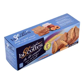 Biscottes au blé complet sans sel ni sucre ajouté SOBISCOTTE 240 g