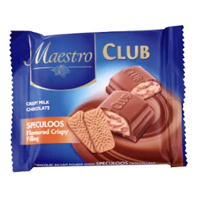 Chocolat fourré Speculoos CLUB 40 g