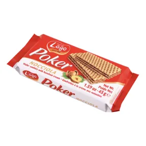 Gaufrette Noisette POKER 45 g