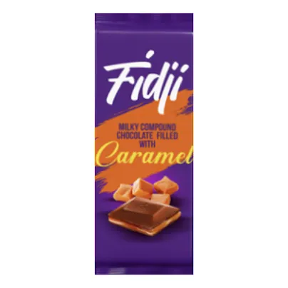 Chocolat préparation alimentaire fourré Caramel FIDJI 90 g