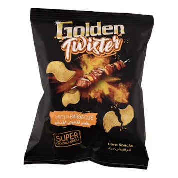 Chips barbecue GOLDEN TWISTER 15 g