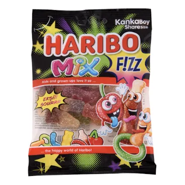 Bonbon gélifié Fizz mix HARIBO 70 g