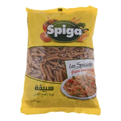 Penne lisse complet SPIGA le sachet de 500 g