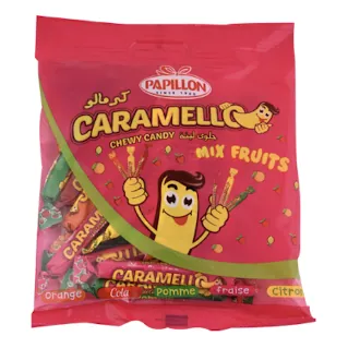 Bonbon assortis CARAMELLO PAPILLON 20Pièces - 150 g