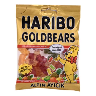 Bonbon gélifié Gold bears HARIBO 80 g