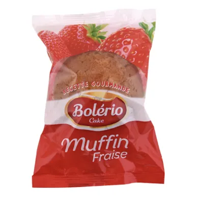 Muffin fourré fraise BOLERIO 60 g