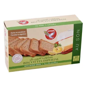 Biscottes au son avec sel IMPERIAL 350 g