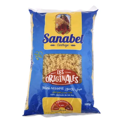 Pâte mini ressort SANABEL CARTHAGE le sachet de 500 g