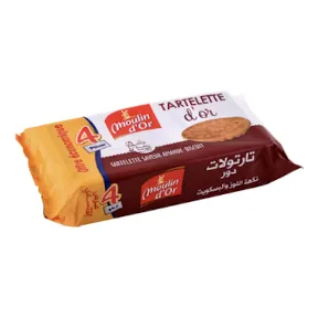 Tartelette d'or MOULIN D'OR 4 x 65 g
